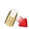 Gesture Swipe Bottom Right